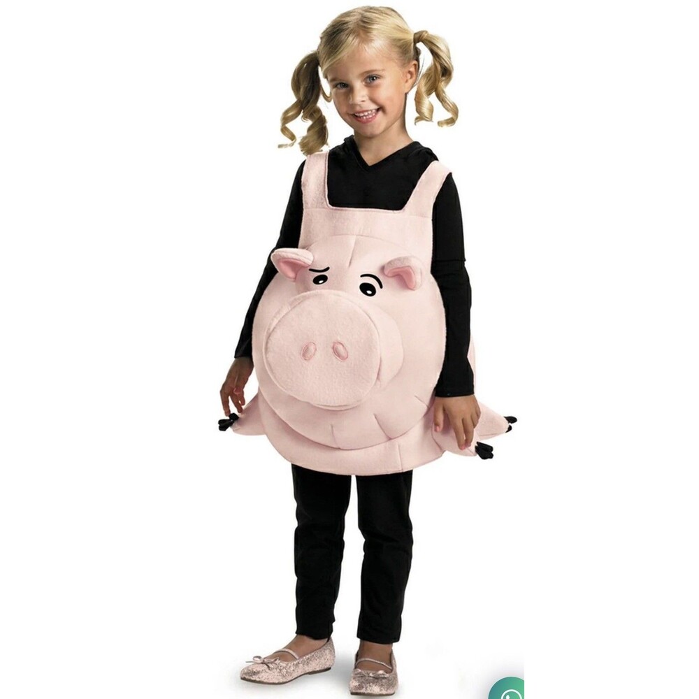 Disney Toy Story Hamm Pink Pig Halloween Costume Size 4-6 Years RARE